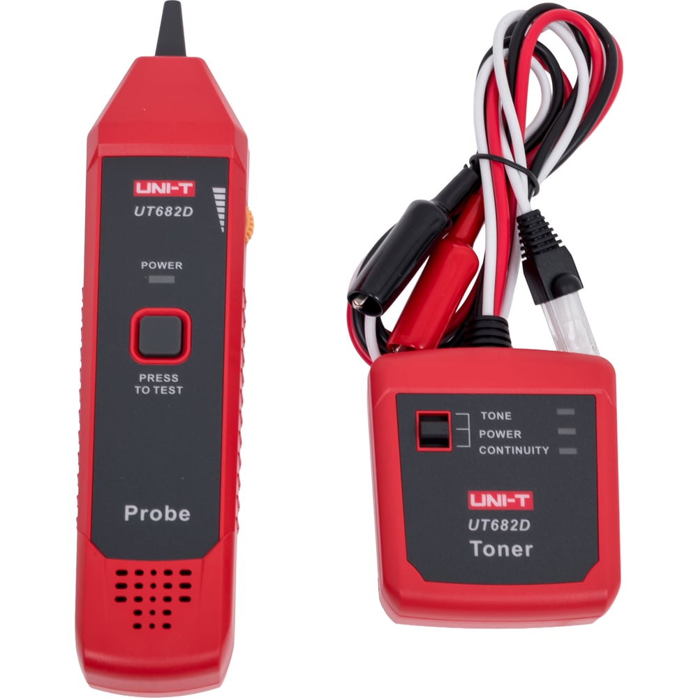 Изображение товара Тестер трассоискатель UNI-T UT682D с генератором сигнала для телефонных кабелей