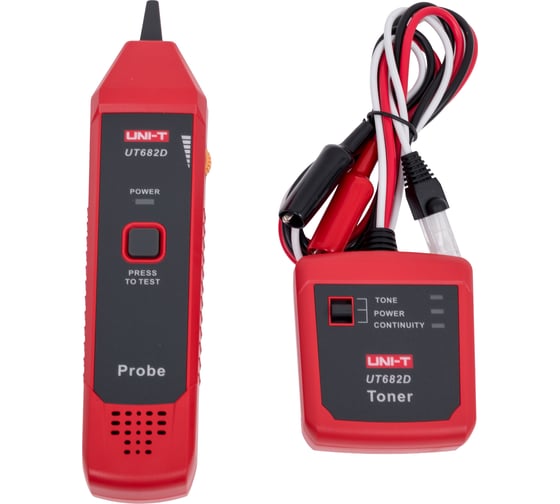 Изображение товара Тестер трассоискатель UNI-T с генератором сигнала UT682D 13-1090