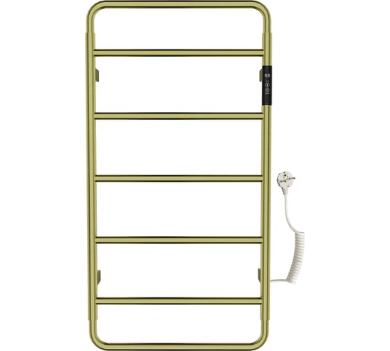 Изображение товара Электрический полотенцесушитель Wonzon & Woghand брашированное золото WW-AL202-BG