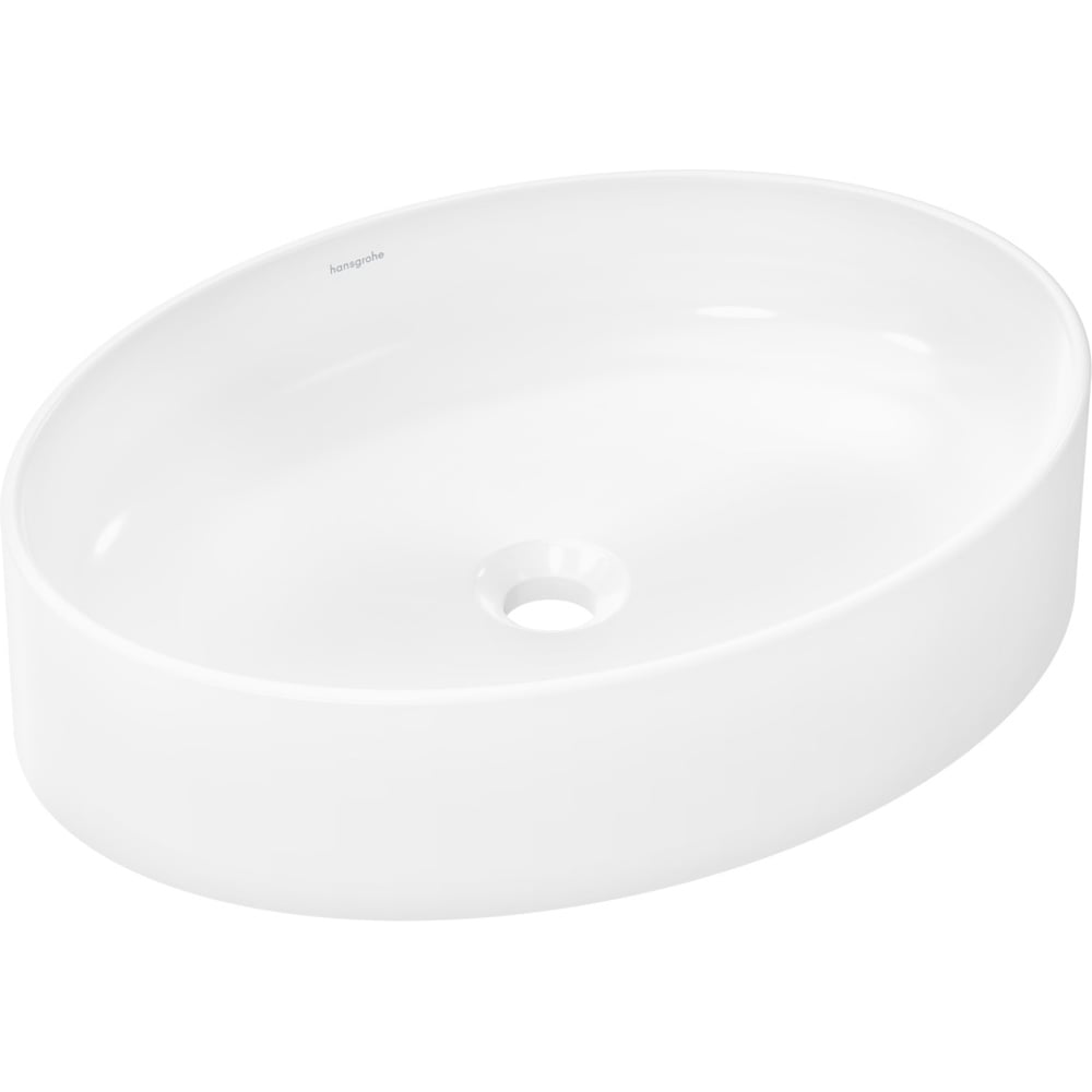 Изображение товара Раковина-чаша Hansgrohe Xuniva D 550x400 без перелива, белый 60165450 Изображение товара Раковина-чаша Hansgrohe Xuniva D 550x400 без перелива, белый 60165450