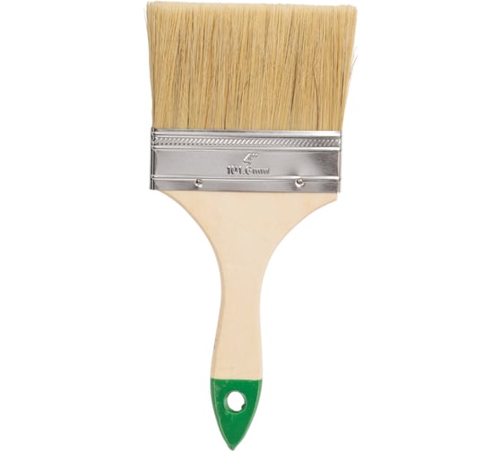 Изображение товара Кисть флейцевая ADMIRAL STARS Эко Плюс 100мм смеш.щетина 1,0см дерев. ручка 54398074