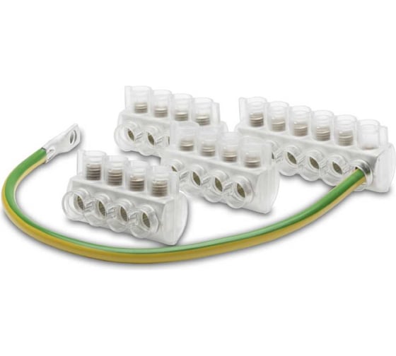 Изображение товара Комплект клеммников ЭНЕРВИК /ENSTO 3x KE10.504 + 1x KE10.506 (1 шт.) SV50R