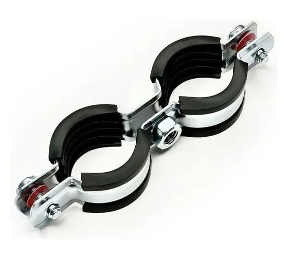 Изображение товара Двойной хомут с EPDM уплотнителем UWS 25-29 мм, 3/4, с гайкой М8, 10 шт. 1347231