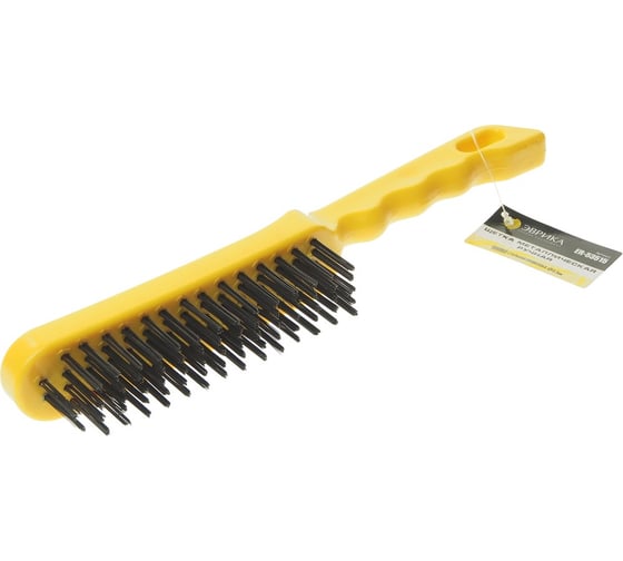 Изображение товара Щетка металлическая Эврика 5х15 рядная ручная, стальная проволока 0,3мм ER-53515 724877