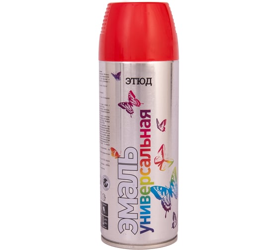 Изображение товара Аэрозольная краска Этюд RAL 3020 Красный, 520 мл ET-RL3020