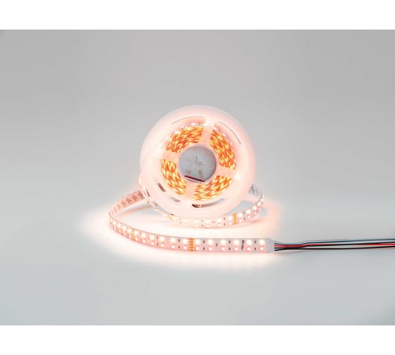 Изображение товара Лента светодиодная SWG 14,4 Вт/м SMD5050, IP20, Тёплый белый, 24В, скотч 3М 00-00006318