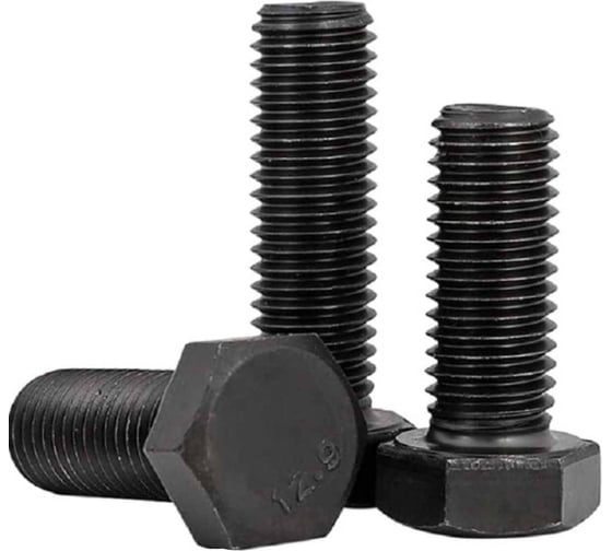 Изображение товара Болт Море-Метизов DIN 933 класс прочности 12.9 оксид М5x50 мм, 50 шт BOLT933М55050М