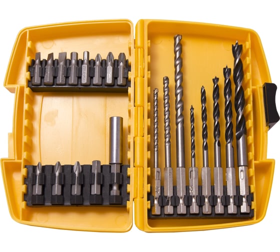 Изображение товара Набор сверл и бит 24 предмета ULTIMA 113600