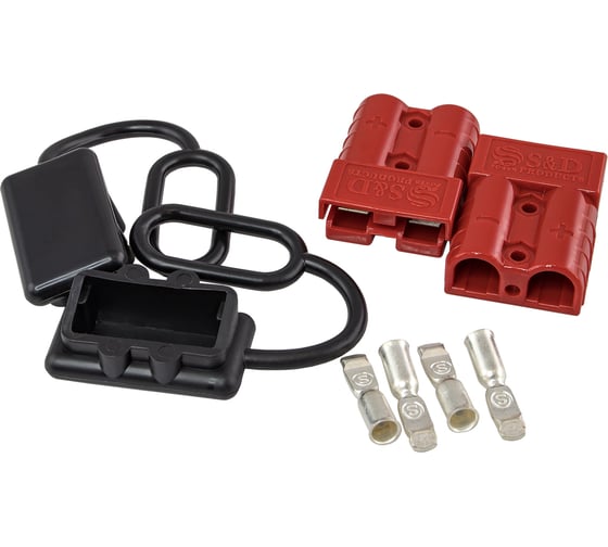 Изображение товара Силовые клеммы AURA (Quick Disconnect), 10AWG/6мм2, красные, 2 шт. BTP-QD6R