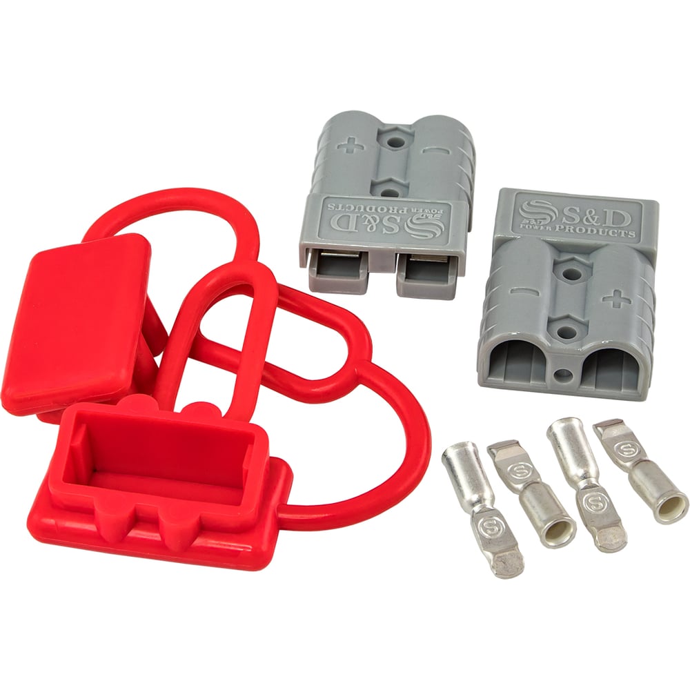 Изображение товара Силовые клеммы AURA Quick Disconnect 8мм2, 2 шт серые для электромонтажа