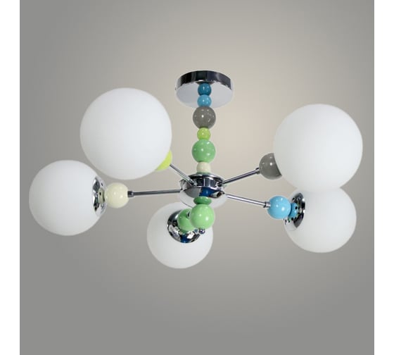 Изображение товара Люстра РОСТОК 1041/5 CH хром 5x40W E27 d700 h325, SHGN23 988367238