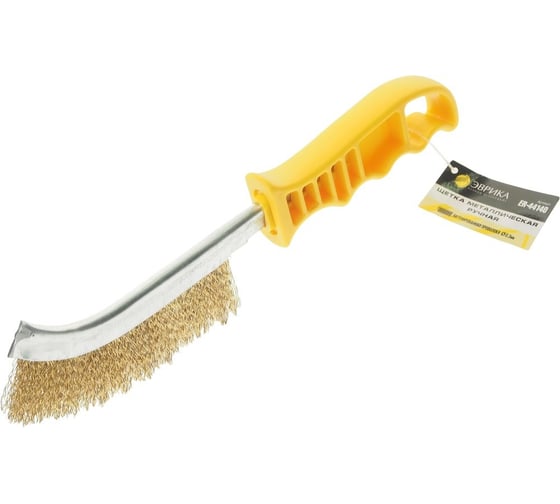 Изображение товара Щетка металлическая ручная Эврика латунная проволока 0,3мм ER-44140 966189