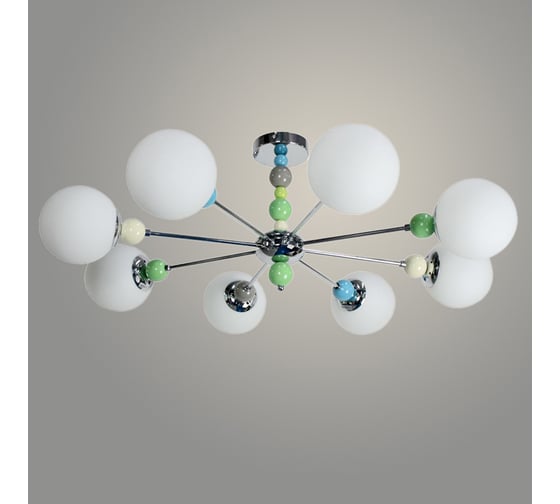 Изображение товара Люстра РОСТОК 1041/8 CH хром 8x40W E27 d900 h325, SHGN23 988367239