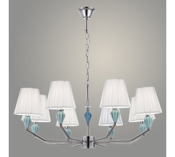 Изображение товара Люстра РОСТОК 15525/8 CR хром 8x40W E14 d870 h810, STR23 988369403