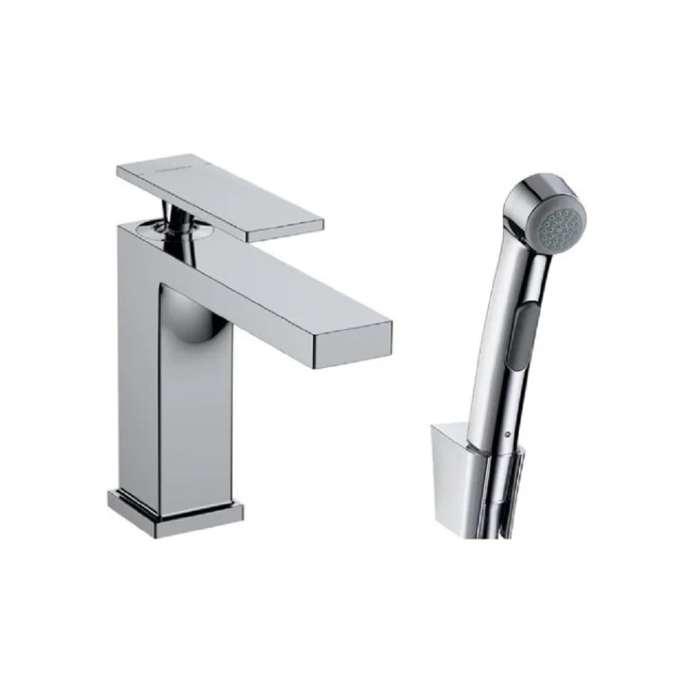 Изображение товара Смеситель Hansgrohe Tecturis E 110 с гигиеническим душем