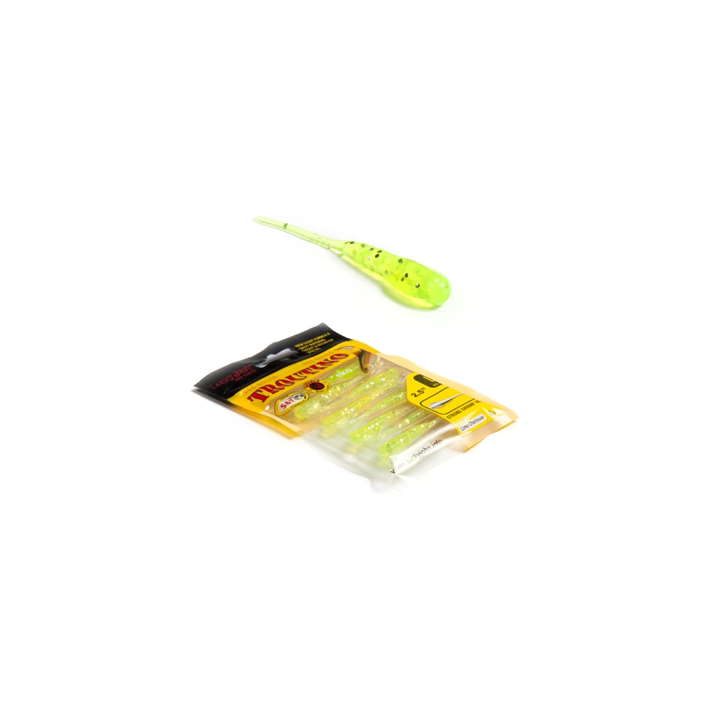Изображение товара Съедобные искусственные твистеры LUCKY JOHN LJ Pro Series TROUTINO 2.1in, цвет 071, 10шт. 140125-071