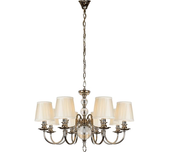 Изображение товара Подвесной светильник iLAMP Armonia никель+бежевый P2510-8 nic