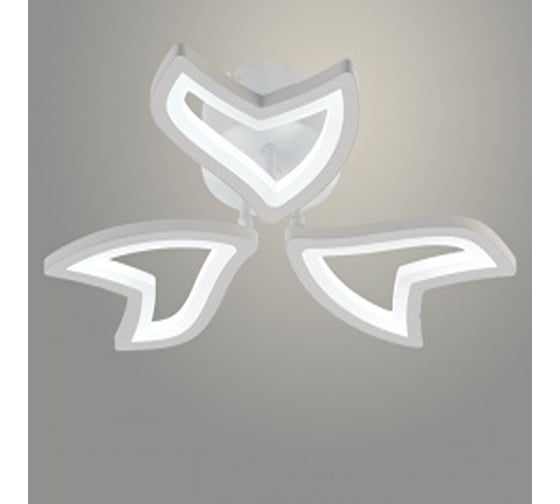 Изображение товара Люстра РОСТОК LI09822A/3 PR WT белый 60W LED 3000-6500K d425 ПДУ(ИК) диммер, HN23 988371479