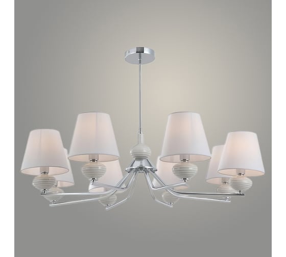 Изображение товара Люстра РОСТОК 15698/8 CR хром 8x40W E14 d890 h550, STR23 988369428