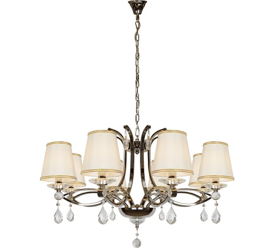 Изображение товара Подвесной светильник iLAMP Cento никель+белый P7505-8 nic