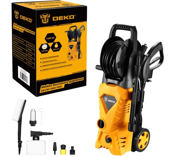 Изображение товара Мойка высокого давления DEKO DKCW1900 PRO 085-2028