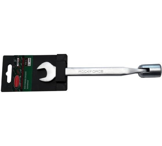 Изображение товара Ключ рожково-торцевой Rockforce шарнирный 14мм на пластиковом держателе RF-75214(29744)