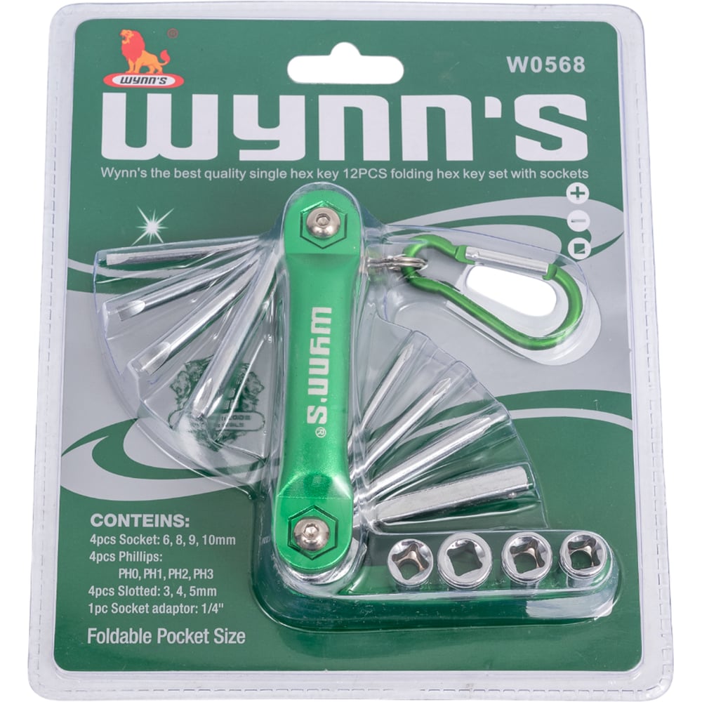Изображение товара Набор отверток и головок Wynns W0568 с внутренним шестигранником