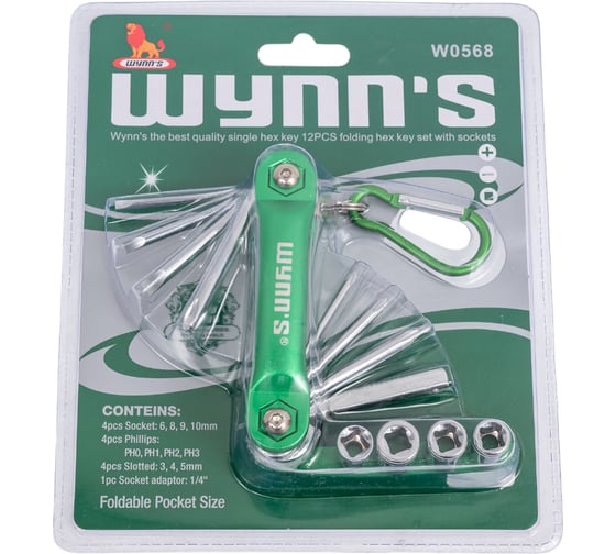 Изображение товара Набор отверток и головок wynns складной W0568/ Tools 00000028749