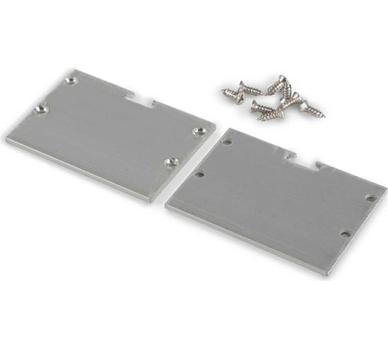 Изображение товара Заглушка торцевая Jazzway для профиля PAL5035 AL (алюм.) (набор 2шт) 5058934