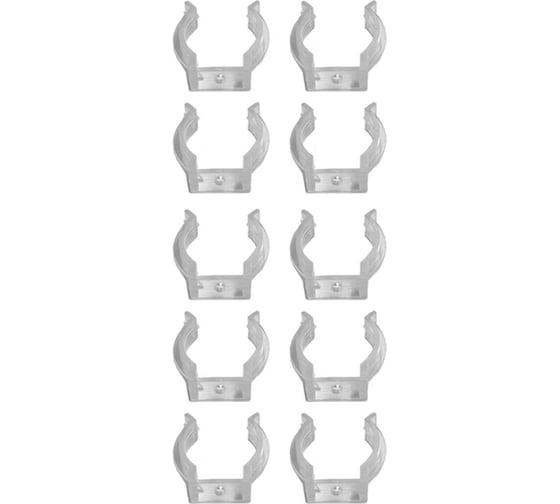 Изображение товара Клипса для термостойкой светодиодной ленты для бани и сауны Jazzway PFN-03 SAUNA 24V (комплект 10шт) 5058798