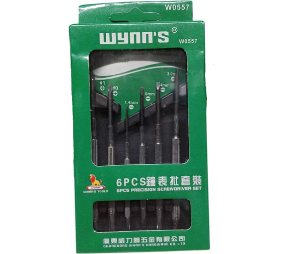 Изображение товара Набор отверток wynns (6 предм.) для точных работ W0557/ Tools 00000027977
