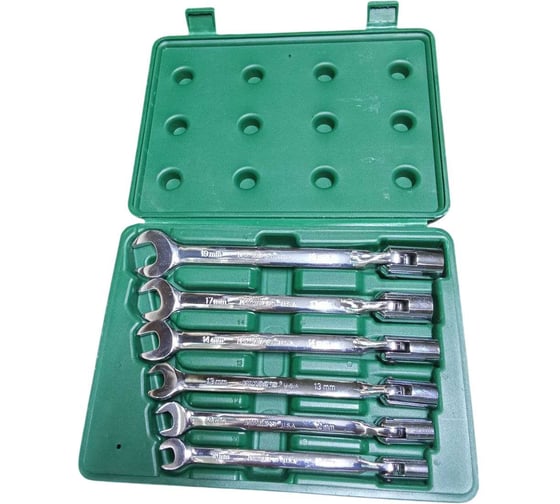 Изображение товара Набор рожковых ключей wynns c торц. головкой 6шт (10-19) W0311/ Tools 00000025484