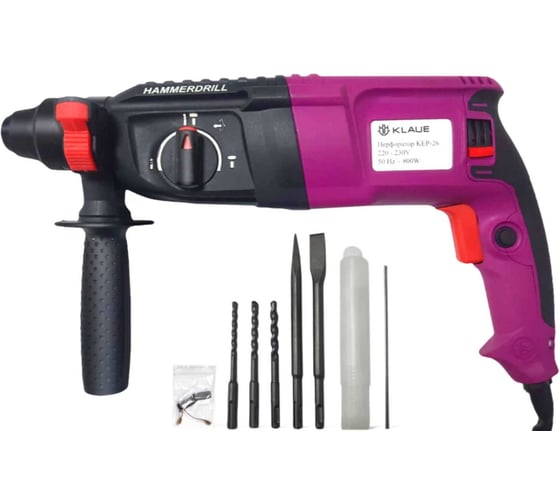 Изображение товара Перфоратор KLAUE KEP-26, 800 Вт, 3 Дж, УТ000024314