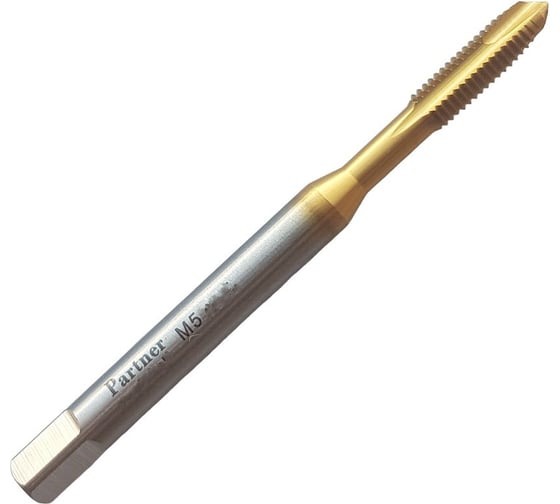Изображение товара Метчик машинный Partner HSSE, DIN371, для сквозных отверстий, M5x0.5, Серия 316 316051