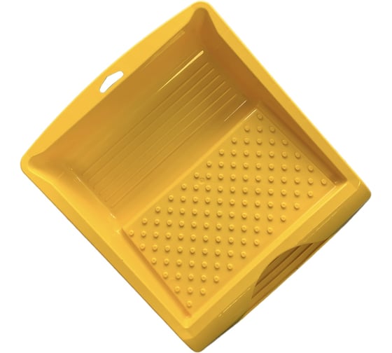 Изображение товара Ванночка для краски ACCURATE 310х270х80мм для валиков до 180 мм желтая, Ван.29*26