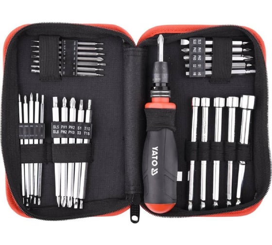 Изображение товара Отвертка реверсивная YATO +28 бит YT-27940