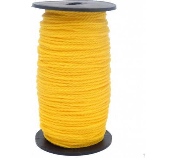 Изображение товара Шнур разметочный SAMGRUPP 1,5 мм х 100 м желтый на катушке SR-060215100