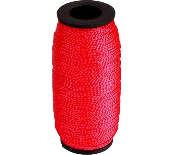 Изображение товара Шнур разметочный SAMGRUPP 1,5 мм х 100 м красный на катушке SR-060115100