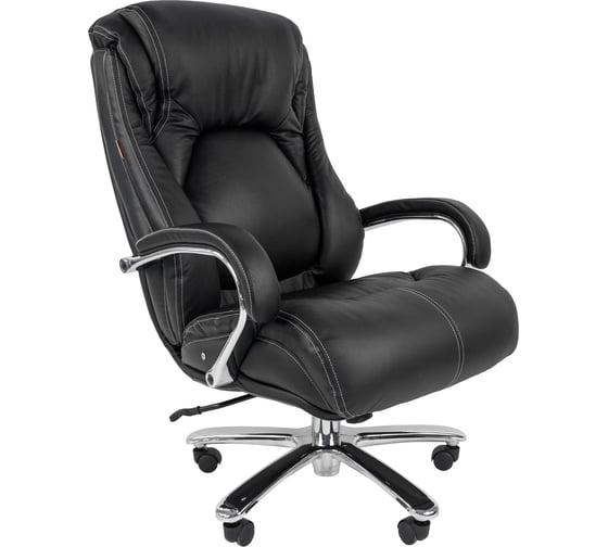 Изображение товара Компьютерное кресло CHAIRMAN 402 кожа черная 00-07015966