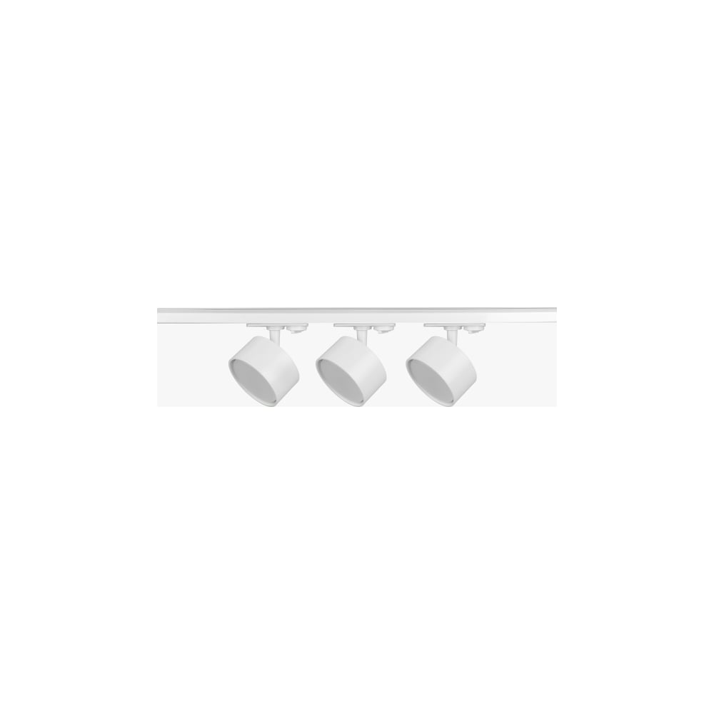 Изображение товара Трековый светильник однофазный TR71SET3GX53WH набор из 3 шт. на шинопроводе 80 см ЭРА