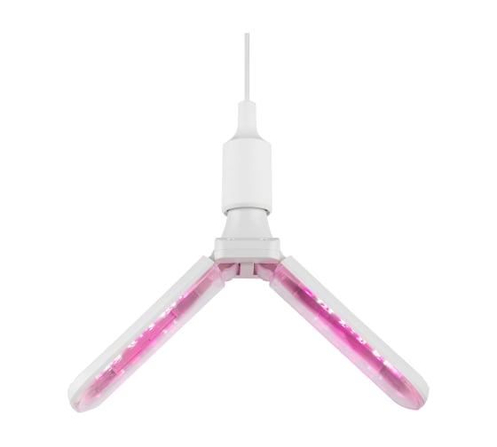 Изображение товара Фитолампа для растений светодиодная GREEN LINE ФИТО20WPLE27GR 2х лепестковая красносинего спектр ЭРА Б0064517