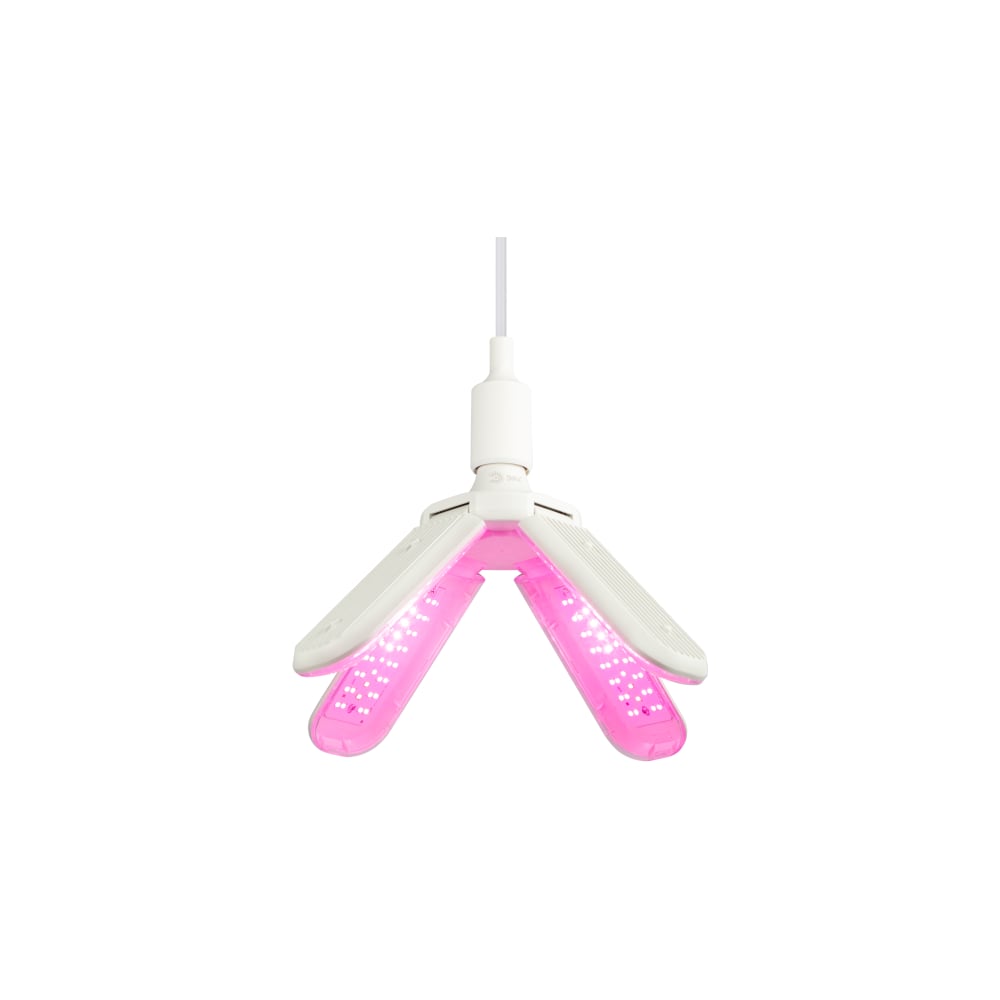 Изображение товара Фитолампа для растений светодиодная GREEN LINE ФИТО40WPLE27GR 4х лепестковая красносинего спектр ЭРА Б0064525