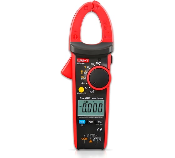 Изображение товара Токовые клещи UNI-T UT216C 13-1077
