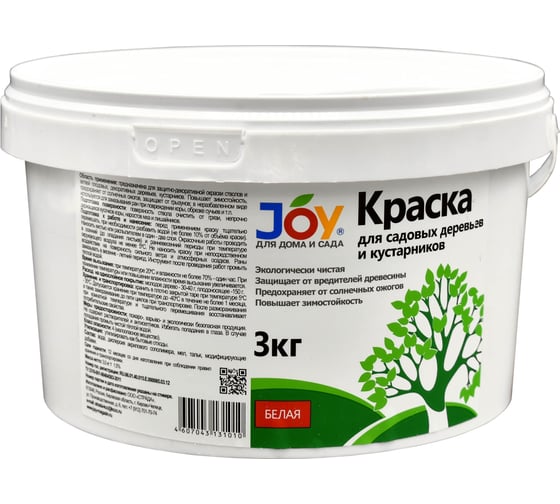 Изображение товара Краска для садовых деревьев и кустарников JOY 3 кг 4607043131010