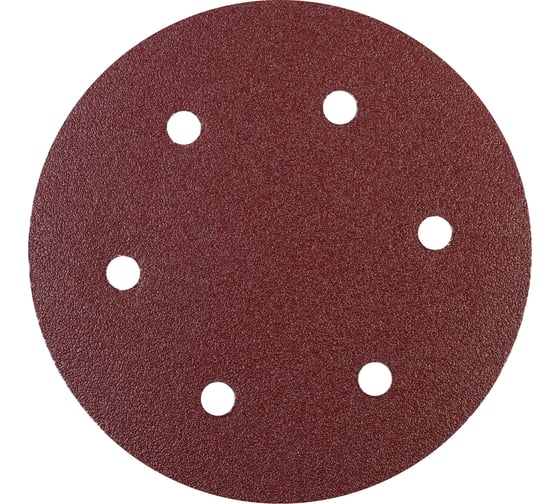 Изображение товара Круг шлифовальный на липучке PATRIOT 225 мм, 6 отверстий, Р400, 10 шт 820010138