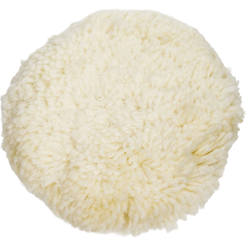 Изображение товара Губка для полировки Rockforce овечья шерсть двусторонняя 150мм RF-PSP150G