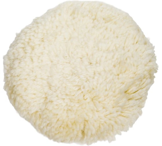 Изображение товара Губка для полировки Rockforce ручная из овечьей шерсти двусторонняя 150мм RF-PSP150G RF-PSP150G(48543)