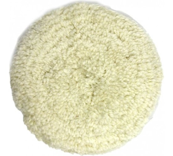 Изображение товара Губка для полировки Rockforce ручная из овечьей шерсти двусторонняя 180мм RF-PSP180G RF-PSP180G(48555)