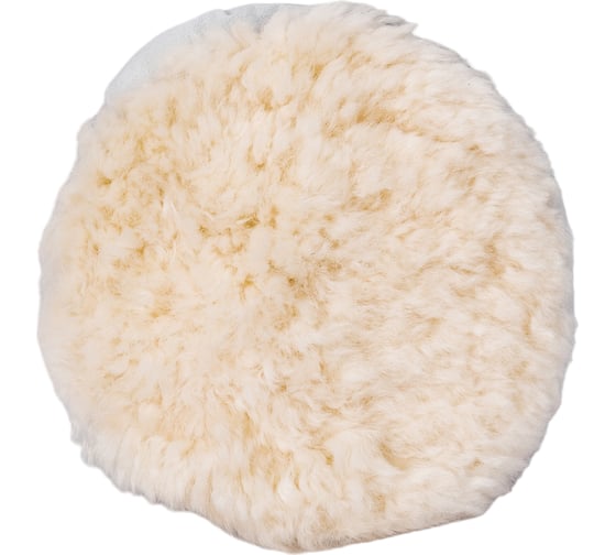 Изображение товара Губка для полировки из овечьей шерсти с фиксацией шнурком 150 мм Rockforce RF-PSP150L(48544)