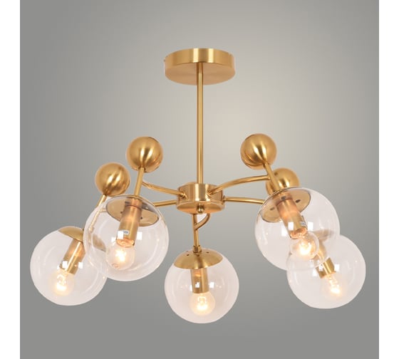 Изображение товара Люстра РОСТОК 23553/5 AB+FGD бронза/золото 5x40W E14 d520 h400, XLD23 988367673